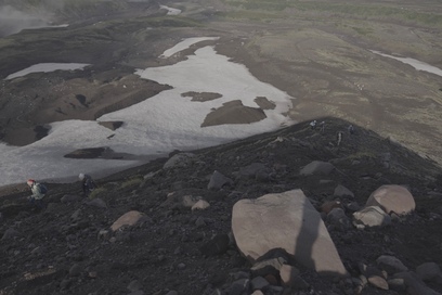 Массовое восхождение на вулкан прошло на Камчатке