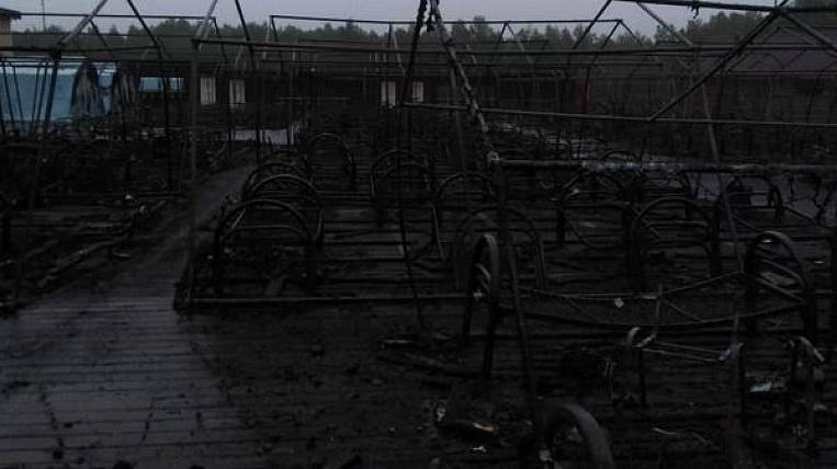 Четвертый ребенок умер в больнице после пожара в палаточном лагере в Хабаровском крае