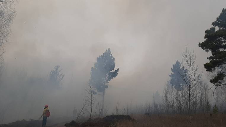 Дым от лесных пожаров поглотил столицу Забайкалья