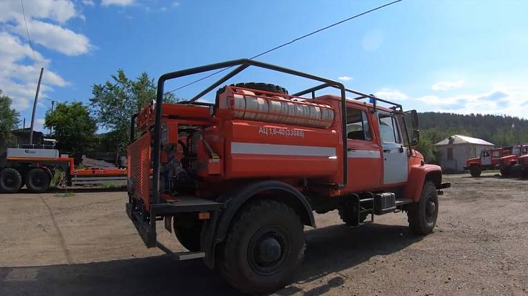 В Забайкалье продолжает прибывать лесопожарная техника